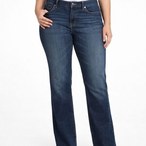 Merona NWT Women's Curvy Bootcut Jeans Size 10 Medium Wash